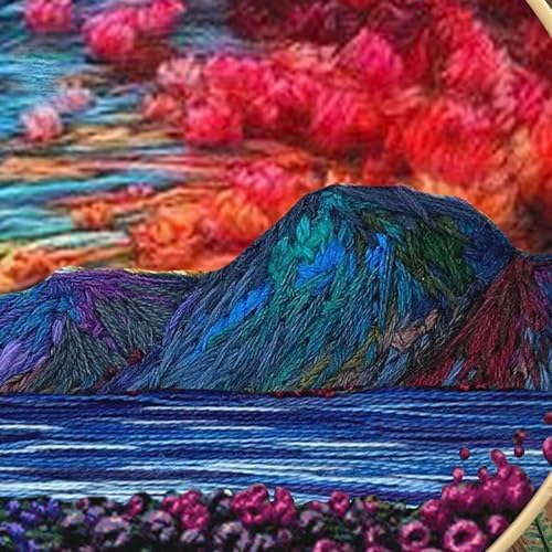 Craft Set for DIY Art Relaxation(Flower Forest and Sea Mountain) - Image 2