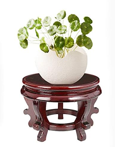 Chinese Display Stand Vase Fish Bowl Holder Home Decor(8.65"diam,4.7"high) - Image 3