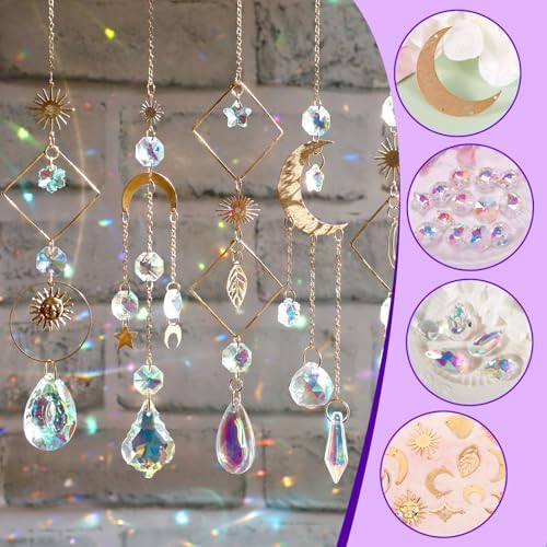 Sun Catcher Kits for Adults, 228pcs DIY Suncatcher Making Supplies - Image 2