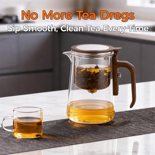 Enchanted Tea Pot with Tea Infuser, Loose Leaf Tea Steeper, 27.4oz - Image 2