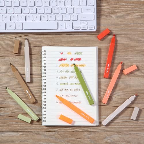 Mr. Pen- Aesthetic Highlighters No Bleed, 8 Pack, Assorted Colors | Chisel Tip, Cute Highlighters Assorted Colors for Journaling, Highlighting, Underlining, Fast Dry, Back to School Supplies - Image 6