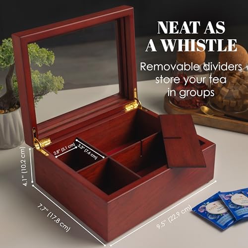 Tea Box - Luxury Wooden Tea Bag Organizer from The Apace Premier Collection - Image 3