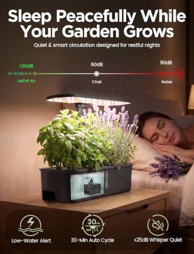 LETPOT LPH-Air 10-Pod Hydroponics Growing System Indoor Garden Kit - Image 6