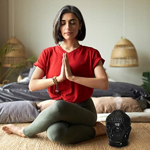 Aromar Buddha Ceramic Diffuser, Black - Image 5
