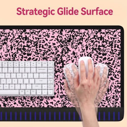 Notebook Mouse Pad, 35.4x15.7in, Large Desk Mat for Office Gaming - Image 5