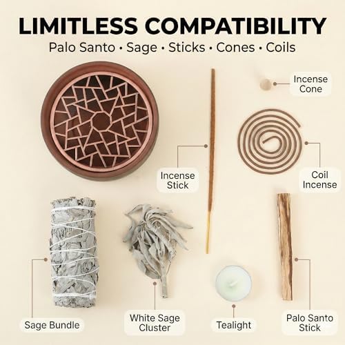 All-in-One Incense Holder for Palo Santo Sage Incense Sticks - Image 2