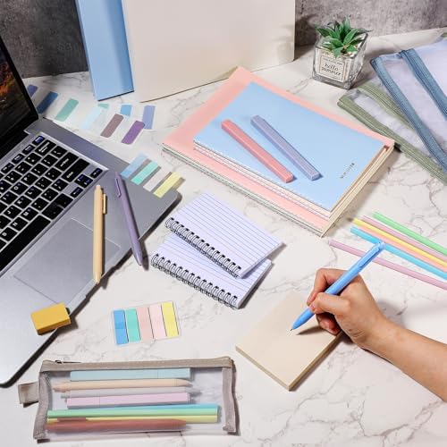Colarr 54 Pcs Aesthetic College School Supplies Back to School Set,Morandi - Image 5