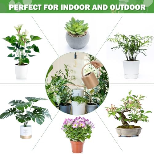 Indoor Watering Can for Houseplants- Long Spout Metal Watering Can for Indoor Plants,Succulents or Outdoor Garden Flower, 1.7L / 40 oz Gold - Image 3