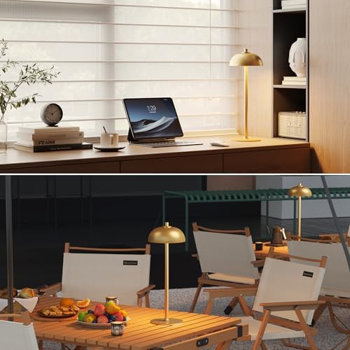 2 Pack Cordless Table Lamp Rechargeable, 5000mAh Battery Table Light - Image 6