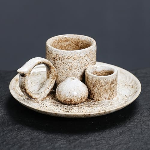 4 in 1 Ceramic Incense Burner Holder with Handle for Burning Sage, Palo Santo Stick, Joss Sticks, Candle in Your New House, Office, Yoga, Meditation Room - Image 5