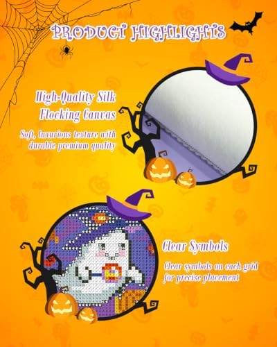 forever young Halloween Small Diamond Art Kits, 5x7 Inch Canvas - Image 4