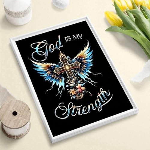 Diamond Art Kits for Adults,Christian Cross Diamond Painting Kits for Adult - Image 3
