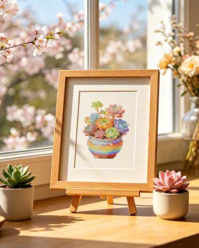 PeakLuv Small Diamond Art Kits, Succulents Mini Diamond Painting for Adults - Image 4