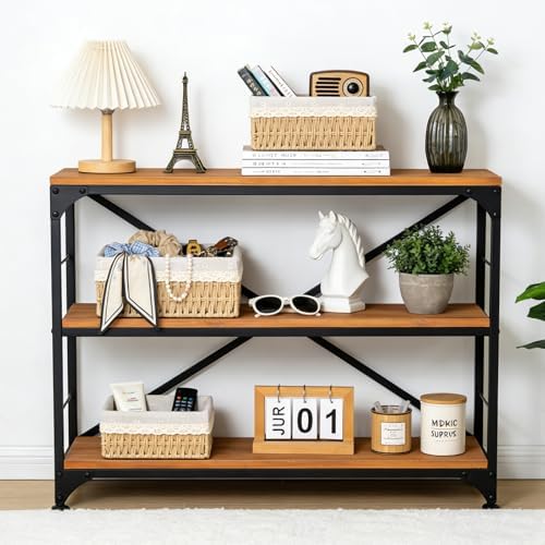 Large Wicker Storage Basket with Liner, Hand-Woven Paper Rope Rattan Organizer Bin for Pantry, Countertop, Bathroom, Bedroom, Shelves (Beige, L) - Image 3