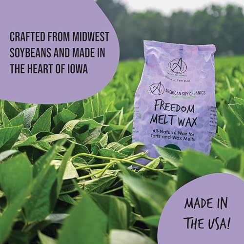 American Soy Organics Freedom Soy Melt Wax for DIY Candle Making, 5 lbs - Image 6