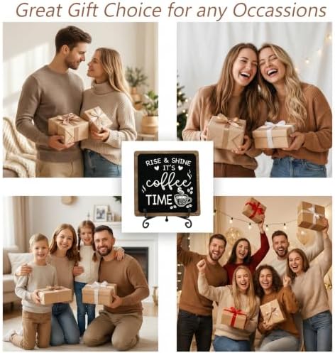 Coffee Station Decor Kitchen Coffee Sign for Home Bar Shelf - Image 5