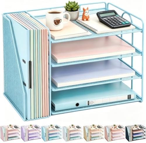 gianotter 4-Tier Paper Organizer With Magazine Holder by gianotter