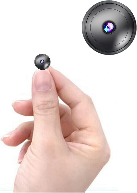 Only 0.9 inch Hidden Camera with Audio/Video Mini Small Spy Cameras Home Indoor Use Night Vision Motion Detection Baby Monitor Wireless Outdoor Nanny espias ocultas WiFi Security Secret (Small mini)