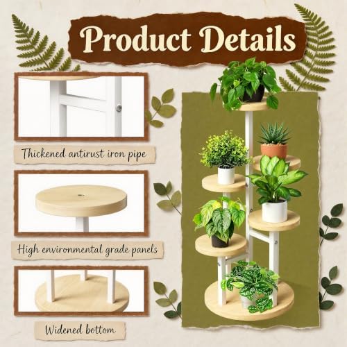 GEEBOBO 5 Tier Plant Stand Indoor - Image 6