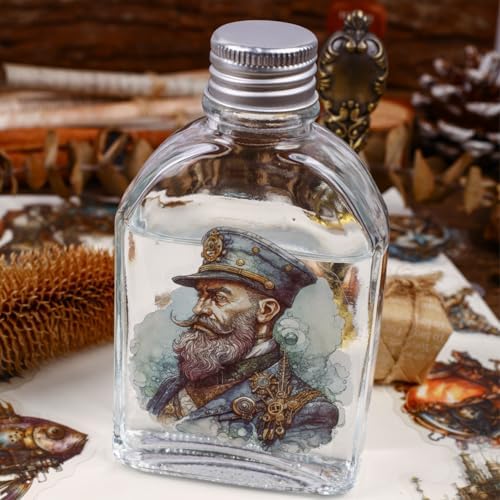 Alideco 120pcs Scrapbook Stickers Vintage Steampunk Character Scrapbooking Junk Journal Crafts Embelishment Decoration Stickers (zhengqishidai) - Image 6