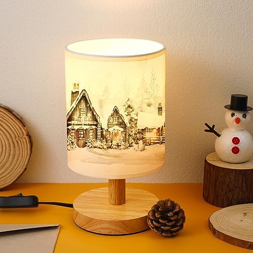 VIHOSE Christmas Table Lamp Indoor Vintage Lamp Shades - Image 6