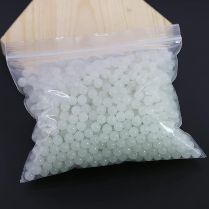Pamir Tong 600PCS 8mm White Glass Round Beads Bulk-Imitative Jade Beads-Bracelet Loose Beads for Jewelry Making Earring, Necklaces, and DIY Crafts