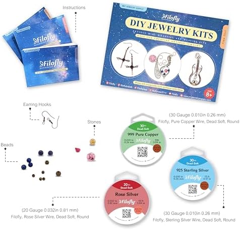 Filofly DIY Jewelry Making Kit 003, Free Soul, Wire Wrapping & Weaving Kits - Image 3