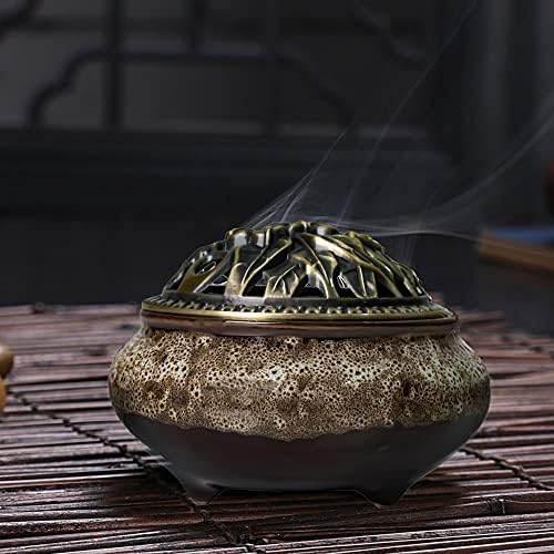 Ceramic Home Decoration Incense Sticks or Cones Burner Porcelain Incense Holder by Tongcamo