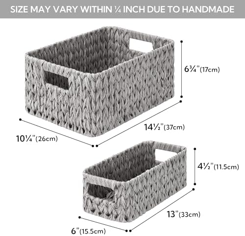 GRANNY SAYS Wicker Baskets for Organizing, Storage Baskets for Shelves - Image 4