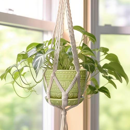 G EPGardening Ceramic Pots for Plants 5.5 Inch Round Ceramic Planter, Green - Image 6