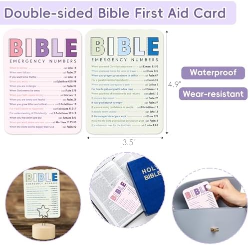 XKDOUS 50 Bible Study Supplies Journaling Kit with Journal and Case, Purple - Image 3