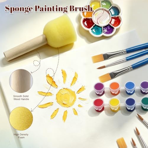 108 Pack 8"x10" Canvas and Easel Set,Art Supplies Bulk - Image 6