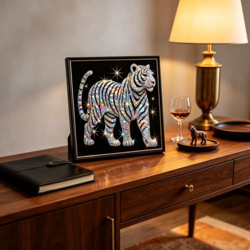 BYGFHLYW Tiger 5D Diamond Painting Kit for Adults, Animal Diamond Art Kits - Image 4