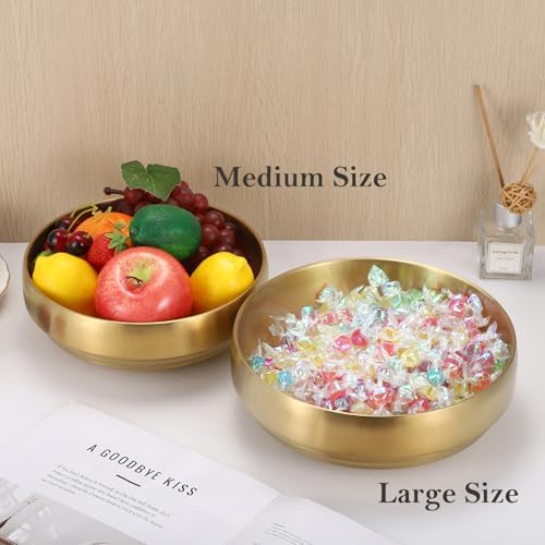 8.3" Golden Key Bowl for Entryway Table Decorative Bowl for Keys - Image 7