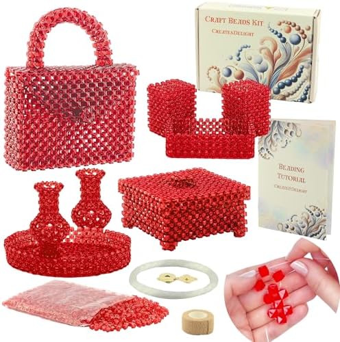 DIY Bead Kit for Adults: Craft Supplies for Weaving Beaded Cute Things by Unknown