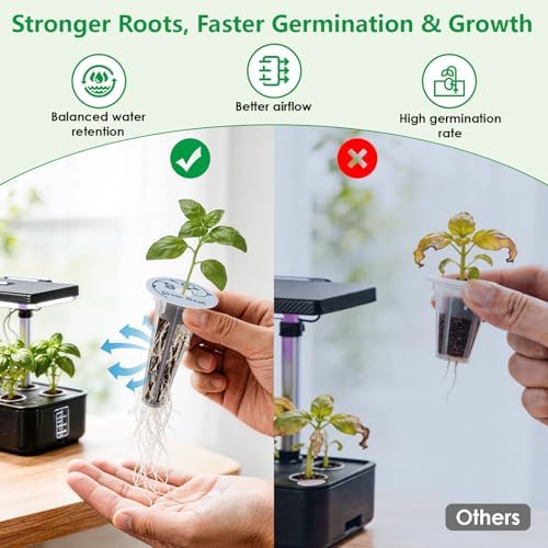 8-Pod Spinach Seed Pod Kit for Aerogarden, Includes Spinach Seeds - Universal Hydroponic Pods Indoor Gardening Supplies (8-Pod) - Image 6