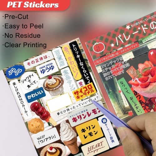 Aesthetic Sticker Book Vintage Japanese Cute Scrapbook Stickers 800+ - Image 4