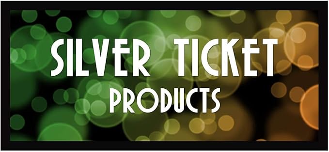 Silver Ticket Products STR Series 6 Piece Home Theater Fixed Frame 4K / 8K Ultra HD, HDTV, HDR & Active 3D Movie Projection Screen, 2.35:1 Format, 115" Diagonal, White Material STR-235115