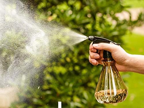 Yrzper Watering Can for Indoor Plants, Plant Mister Spray Bottle with Detachable Nozzle for Plants,Succulents, Garden Flowers Mist Small Modern Translucent Sprayer Bottle for Bonsai Plants (Brown) - Image 2