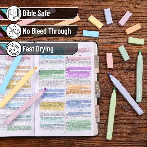 Mr. Pen- Aesthetic Highlighters No Bleed, 8 Pack, Assorted Colors | Chisel Tip, Cute Highlighters Assorted Colors for Journaling, Highlighting, Underlining, Fast Dry, Back to School Supplies - Image 4