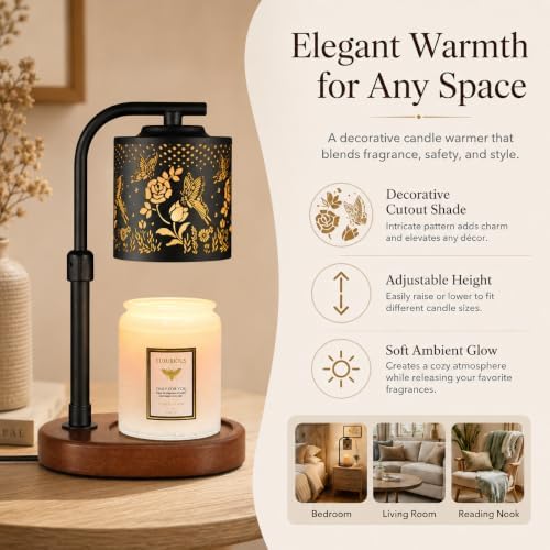 kobodon Butterfly Candle Warmer Lamp Birthday Gifts for Women Mom - Image 3