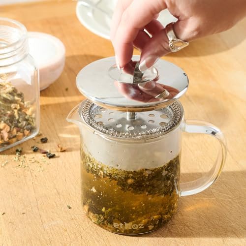 Ethoz by Planetary Design Borosilicate Glass Tea Brewer, Loose-Leaf Infuser - Image 4