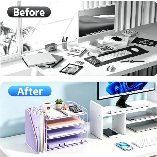 gianotter 4-Tier Paper Organizer With Magazine Holder - Image 2