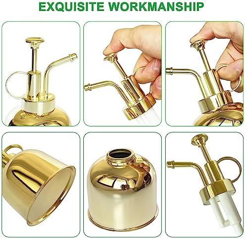 Stainless Steel Plant Sprayer, Small Watering Can Modern Gardening Tool for Indoor Potted Plants Watering and Spraying - Image 3
