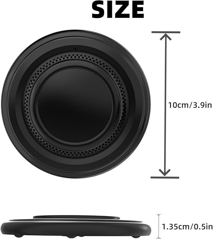 Wireless Charger with 20W USB C Wall Charger Block, for iPhone 17 16 15 14 13 12 Air Pro Plus Max/11/X/8, 15W Max Fast Charging Pad for Samsung Galaxy S24/S23/S22/S21/S20/Note 10/Google Pixel(Black)