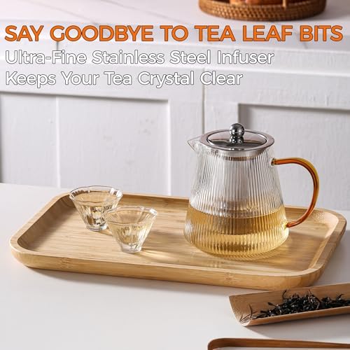 Glass Teapot with Removable Infuser, 25 oz (740 ml) - Image 2