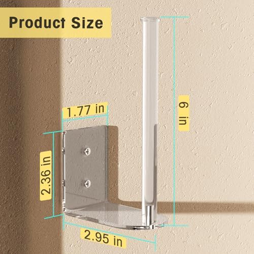 Durmmur Clear Acrylic Hat Organizer, Hat Rack for Wall,Each Holds 15 Hats - Image 3