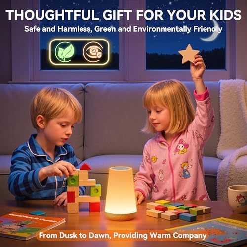 Auxmir Rechargeable Night Light, Remote Control Lamp, Light Brown-2 Pack - Image 4