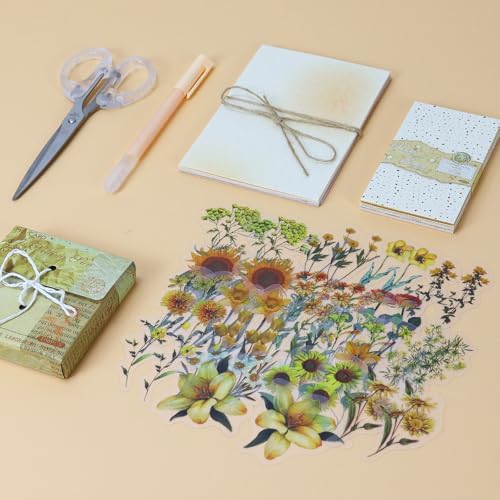 Koqye 215PCS Scrapbook Paper Pack & Junk Journal Kit (Tangerine Dream) - Image 6