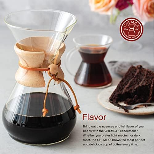 Chemex Pour-Over Glass Coffeemaker - Classic Series - 8-Cup - Exclusive Packaging - Image 3
